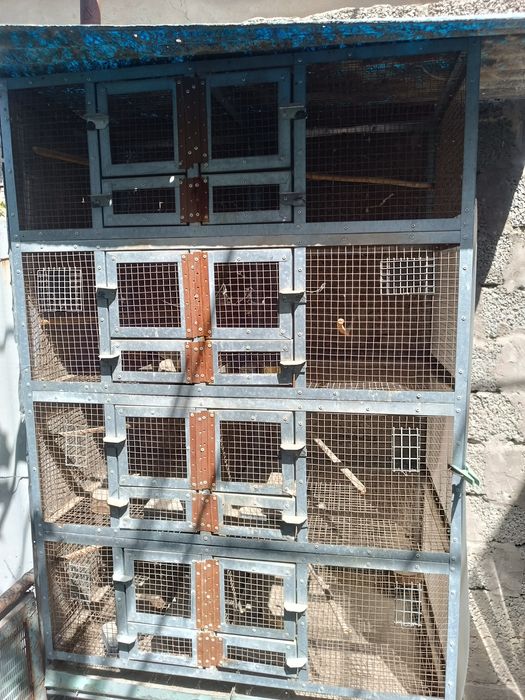 Продаются разные клетки деревянные железные и вольеры б/у