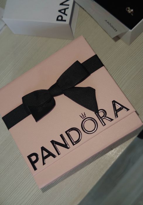 Кулон и серьги Пандора Оригинал 14 февраля