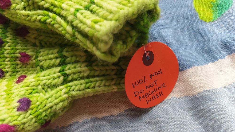 Ръкавици 100% вълна, ръчно