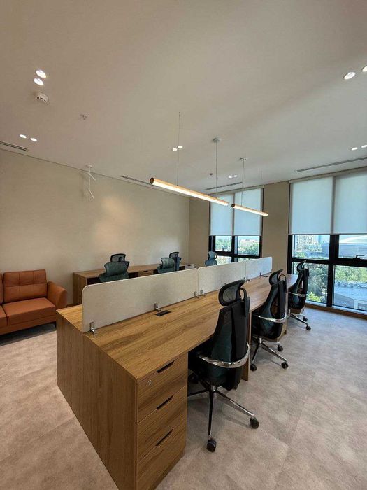 АРЕНДА ОФИС в ЖК Nest one с мебелью и техникой,  панорамные окна