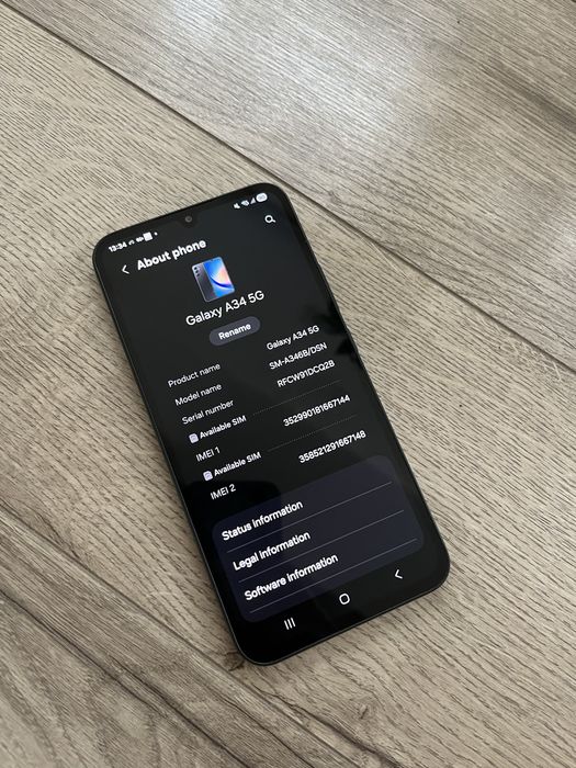 Samsung Galaxy A34 5G 128GB Ca Nou Impecabil