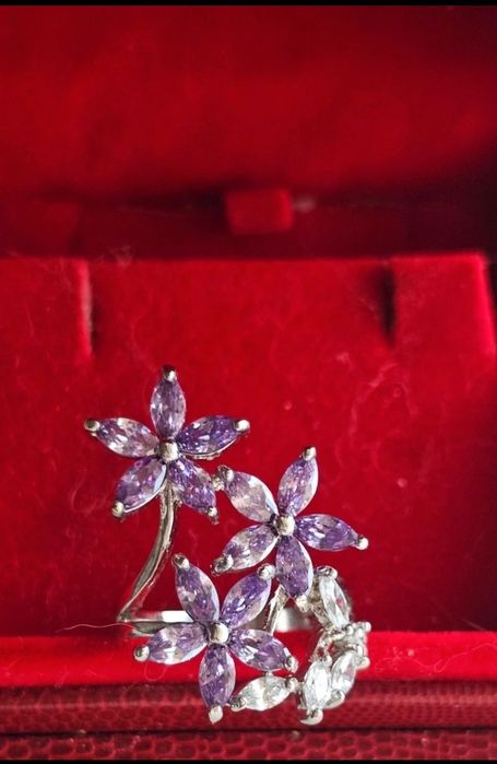 Inel damă nou finuț din argint stantat 925