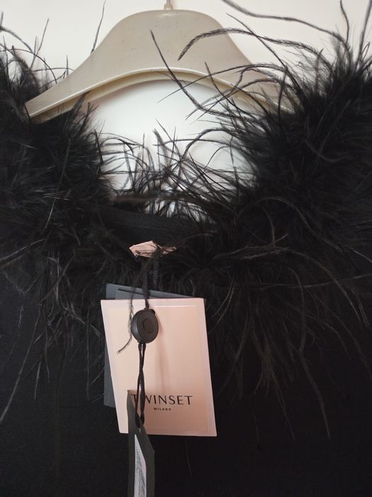 Нова блуза плетиво Twinset с пера