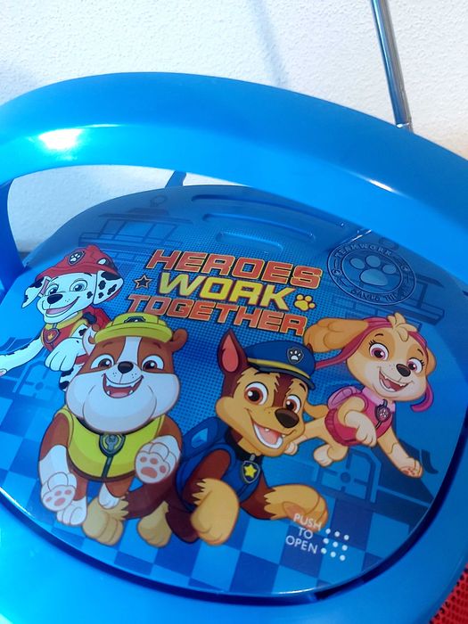 Radio CD Player eKids Paw Patrol (Patrula Cățelușilor) Stare Excelentă