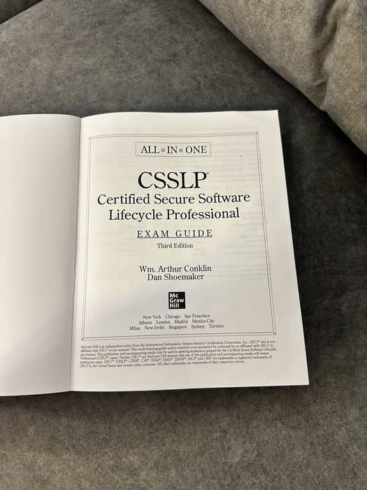 Certified Secure Software Lifecycle Professional (CSSLP)