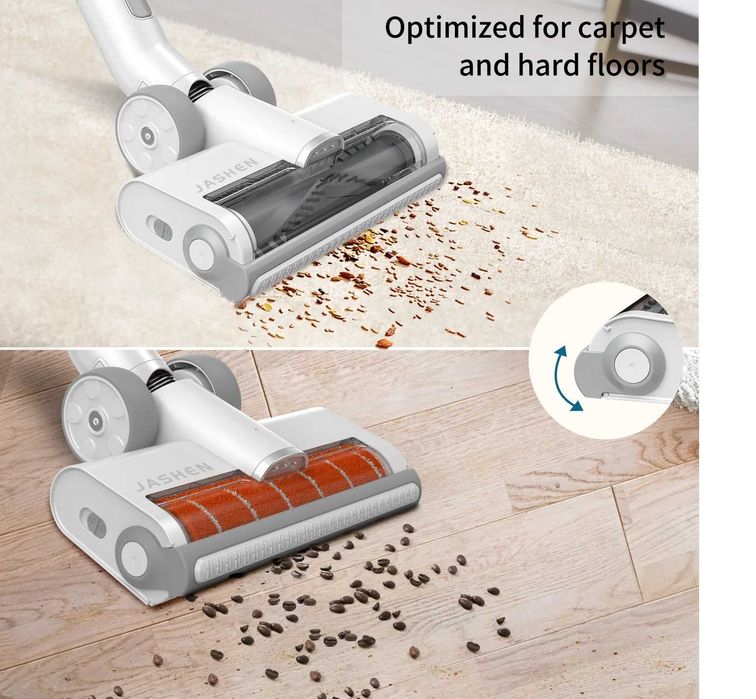 Вертикална Прахосмукачка JASHEN S16E, 350 W мотор, 25,2V, НЕ РАБОТИ!