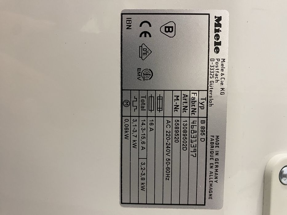 Calandru de calcat Miele model B 895D