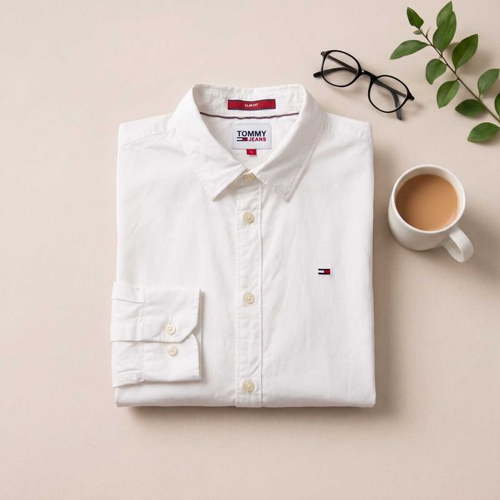 Tommy Hifliger Slim fit  Оригинална мъжка риза размер L