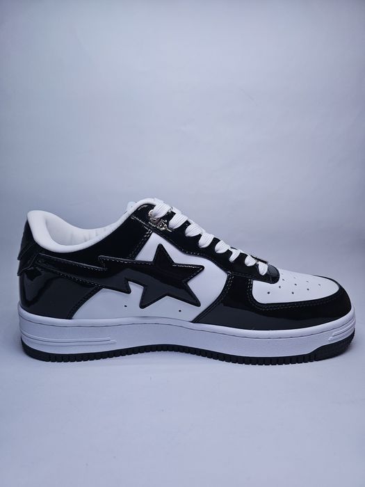 Bapesta Black/White marimea 44