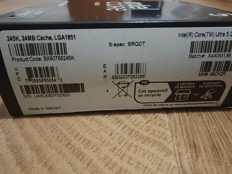 Procesor Intel Core Ultra i5-245K, performant