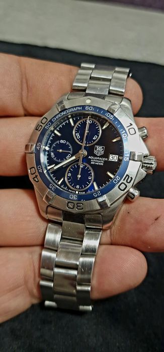 Tag heuer aquaracer caf2112 , automatic ,chronograph , diver 300m