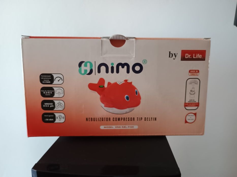 Nebulizator compresor tip delfin,aparat aerosol