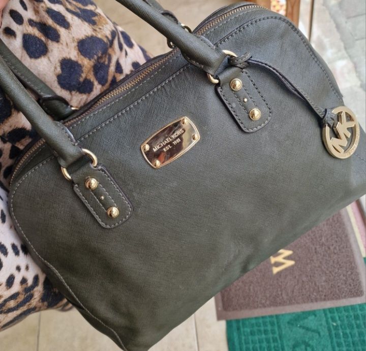 Michael Kors Cindy дамска зелена чанта