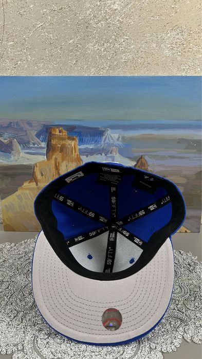 Кепка LA (ярко-синяя, New Era)