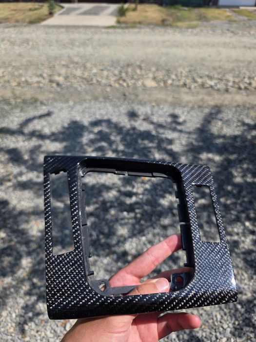 Trim schimbător BMW E46 Sedan/Touring – Fibră de carbon reală