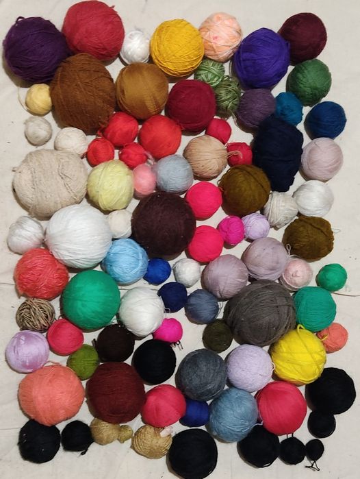 Пряжа разная новая и б/у более 32 кг