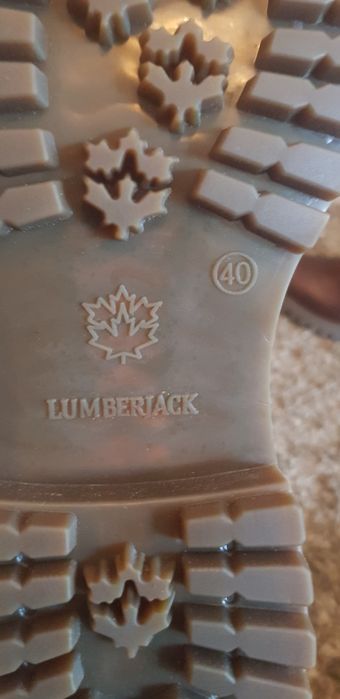 Ghete de iarnă(M) LUMBERJACK, piele, maro, mărimea 40