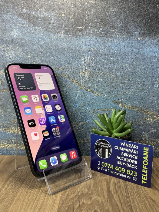 Iphone 12 pro max/128gb/2 Ani Garantie Centrul de Telefoane/rate