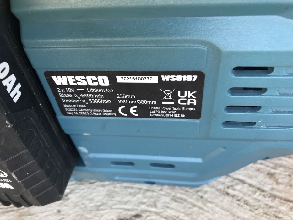 Motocoasa Electrica Wesco 36v Brusheless Anglia