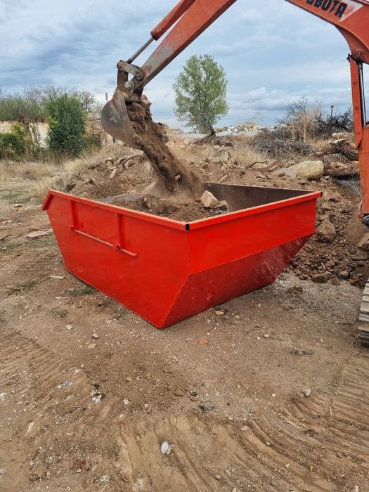 Извозване на строителни битови и растителни отпадъци с контейнери