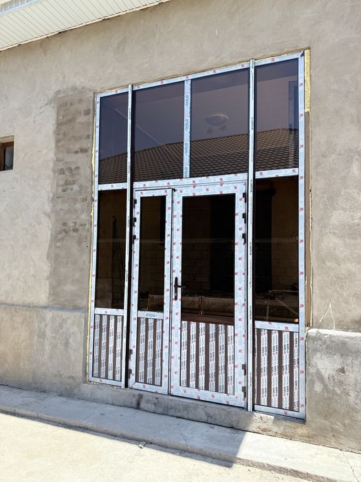 Алюминиевые витражи тёплый серий