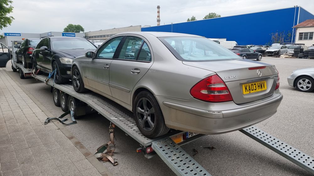 На части W211 E320 CDI 204 кс Avangarde Бежов салон подгряване