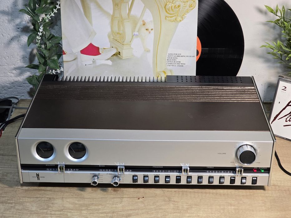 Amplificator PHILIPS 22 RH 521 vintage 1976, seria fish eyes