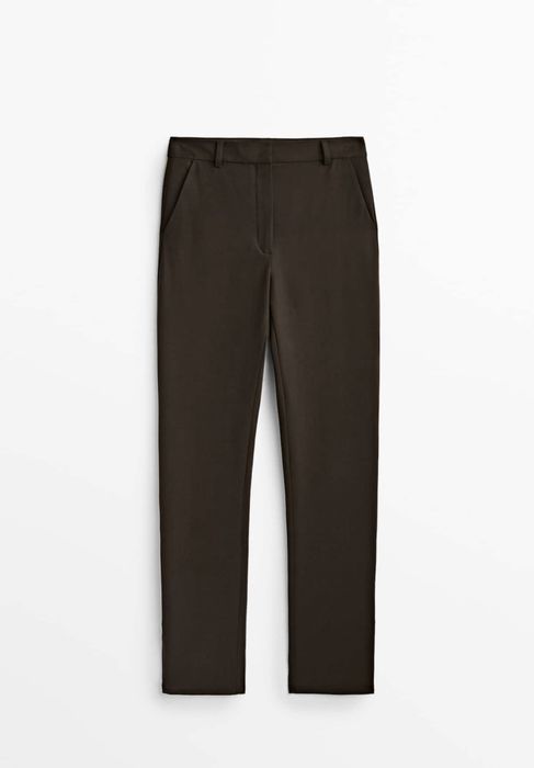 Pantaloni din stofa Massimo Dutti