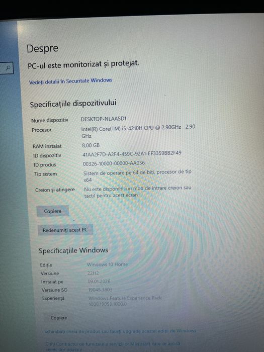 Vând 2 laptop-uri medium gaming