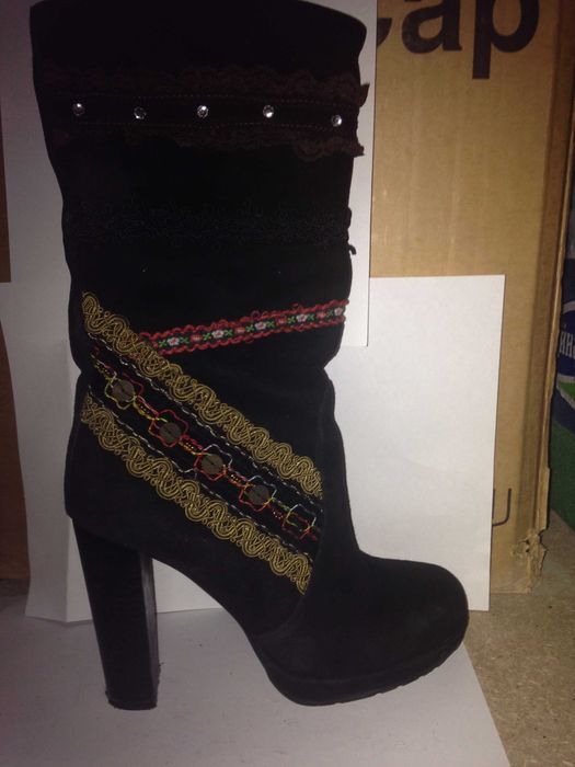 Ботиночки. В сетку. Средний каблук