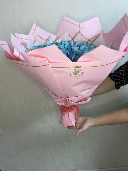 Денежный букет на праздник