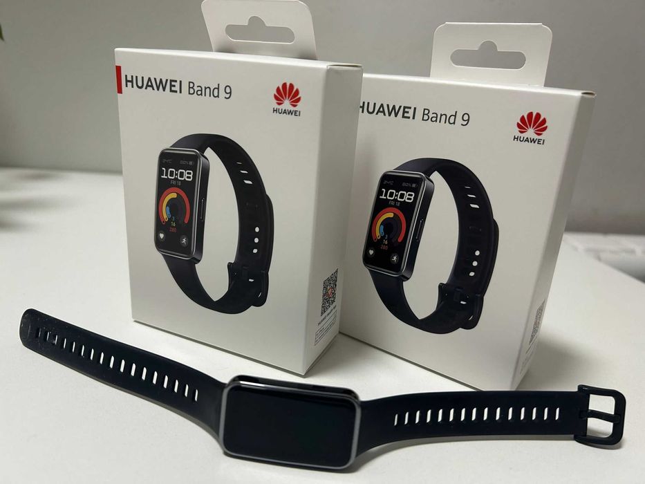 Huawei Band 9 – NEGRU – Nou, sigilat – 2 buc