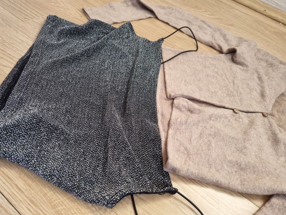 Lot haine femei, cardigan scurt +top H&M