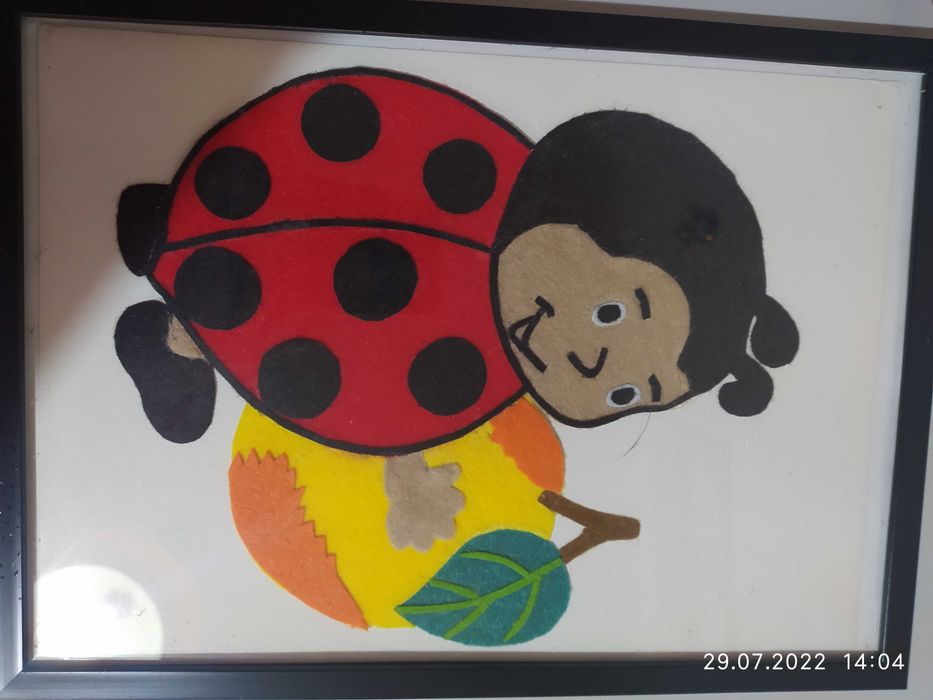 Детские картины из фетра