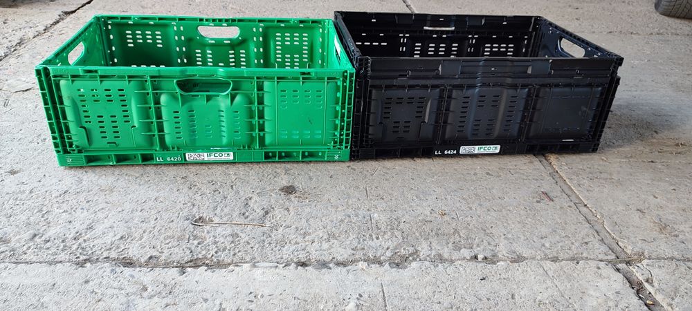 Lazi lădițe feluri navete plastic pliabile diferite dimensiuni