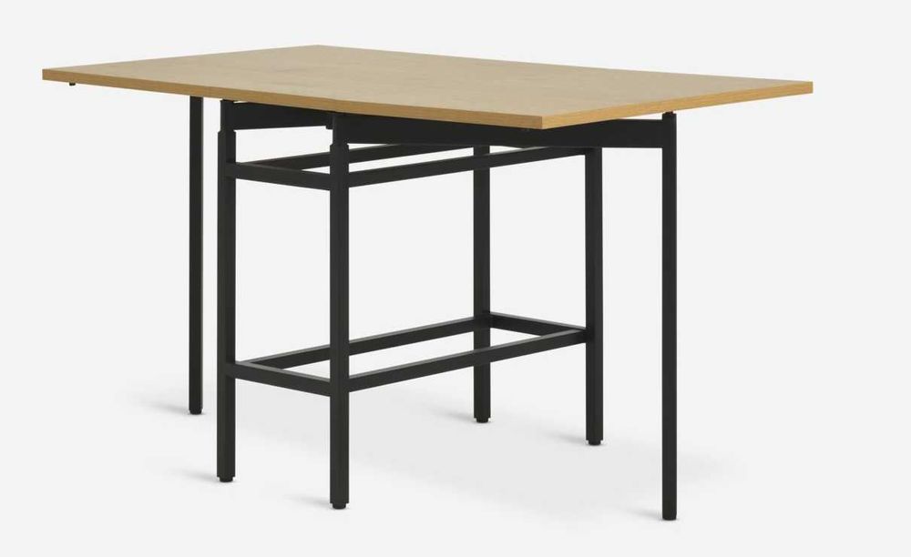 Нова сгаваема маса 75x38/84/130 цвят топъл дъб