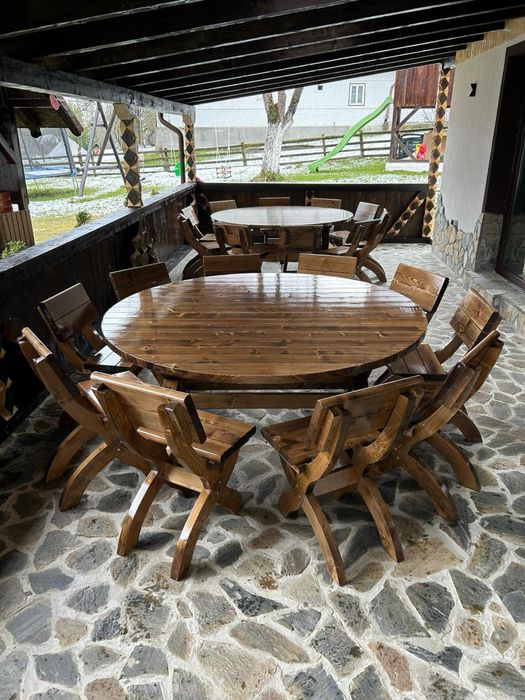 Masa rotunda scaun banca foisor, terasa, filigorie