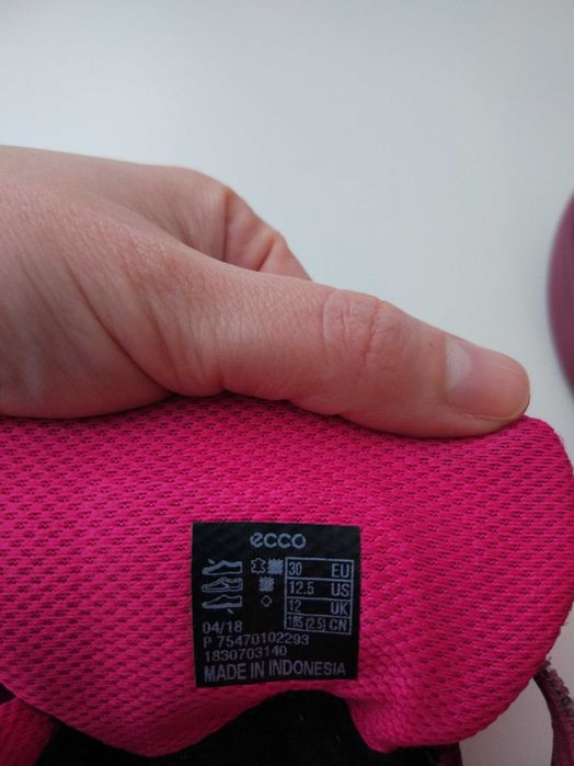Зимние ботинки ECCO на девочку, размер 30