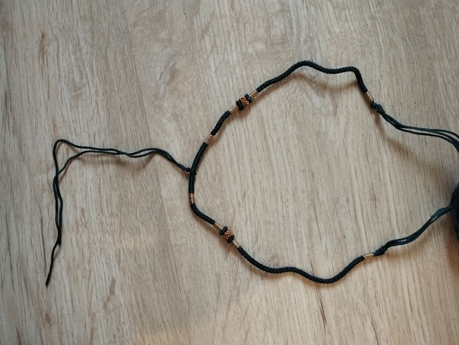 Плетёное ожерелье / чокер ручной работы
