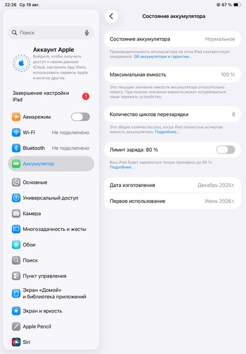 Айпад) I pad A16 128 гб