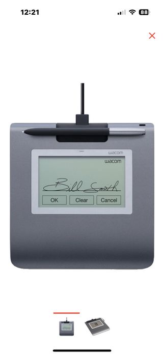 Планшет графический для подписи wacom