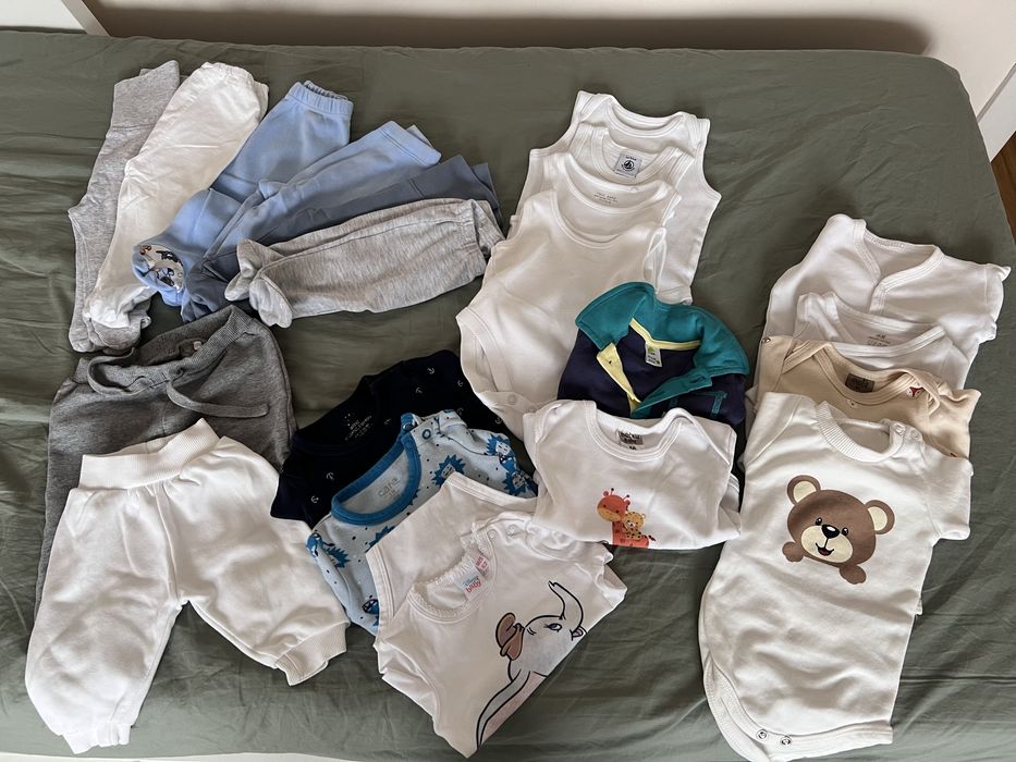 Лот с дрешки за момче 0-3м