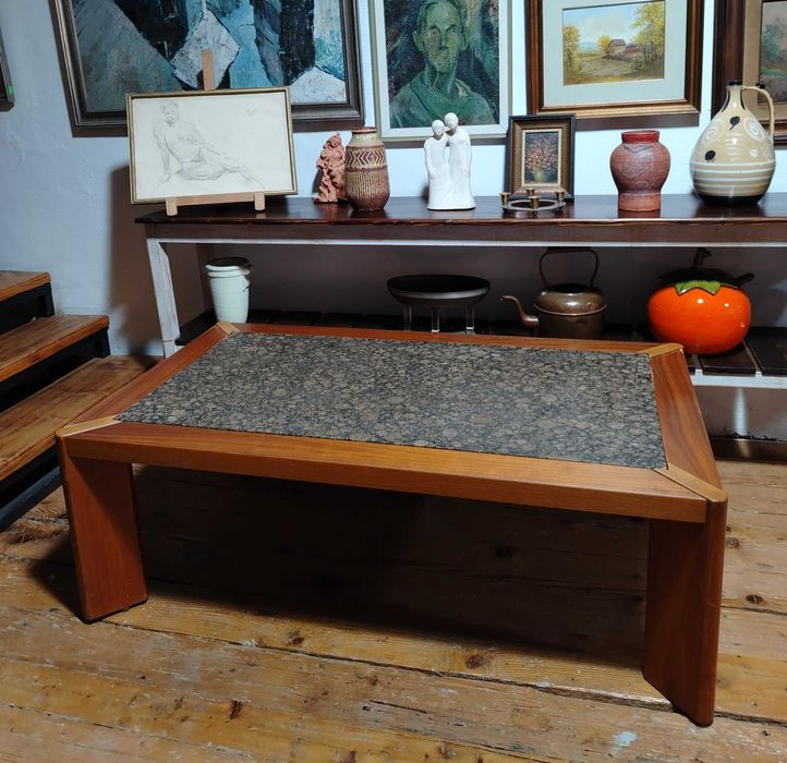 Masuta veche din lemn stil Mid-Century, Germania /Masa de cafea