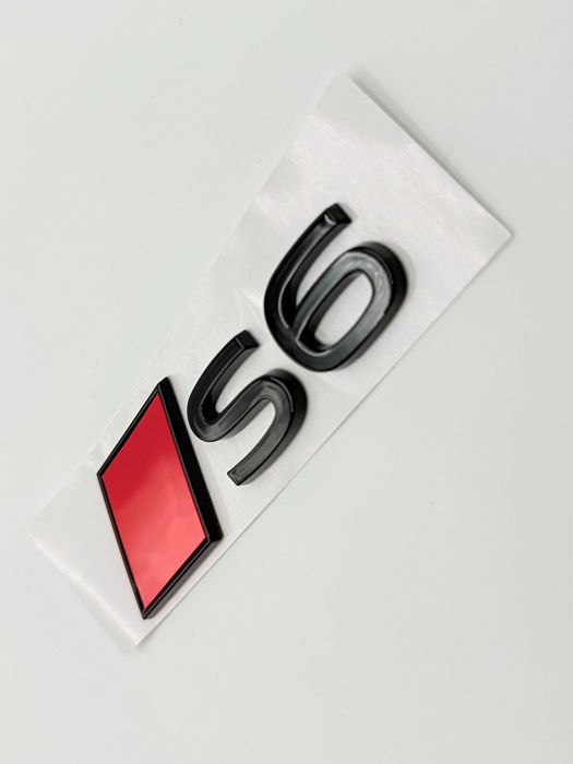 Emblema AUDI S6 spate negru NOU