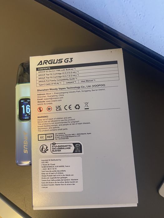 Tigară electronică Voopoo Argus G3
