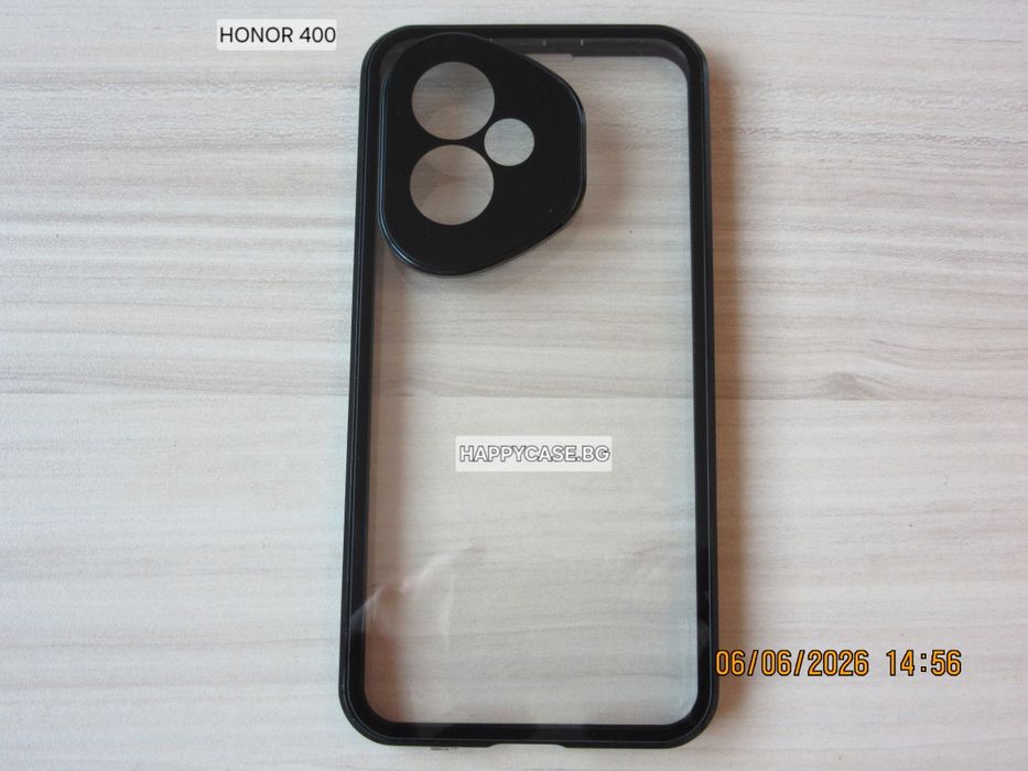 Honor 400 Pro / 400 / 400 Lite / Двоен 360° магнитен кейс с камера протектор