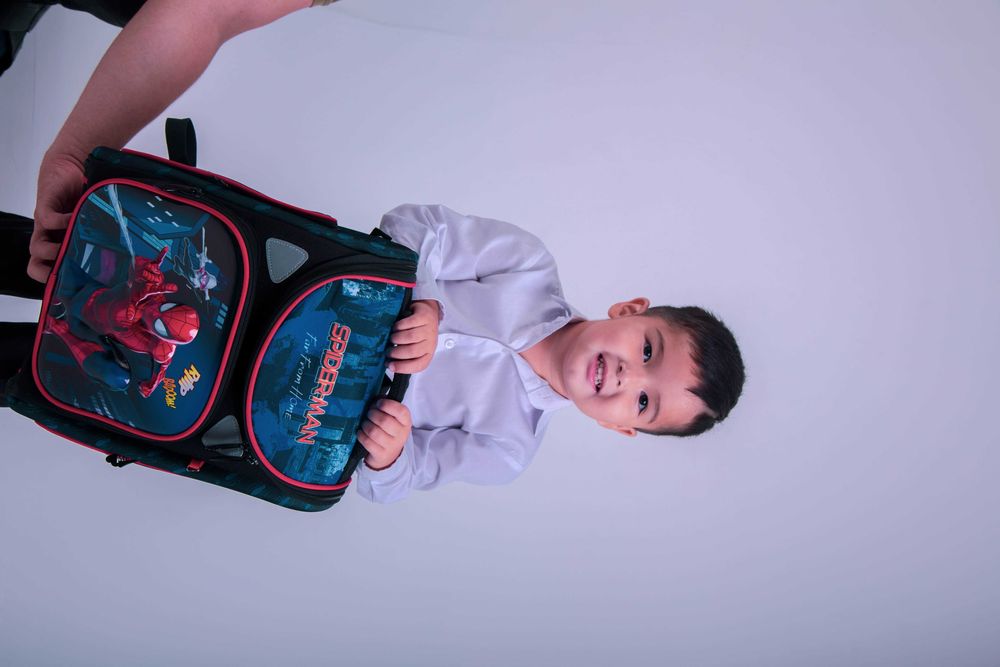 рюкзак для школы мальчику с ортопедической Человек Паук (Spider man)