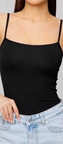 топ майка черная