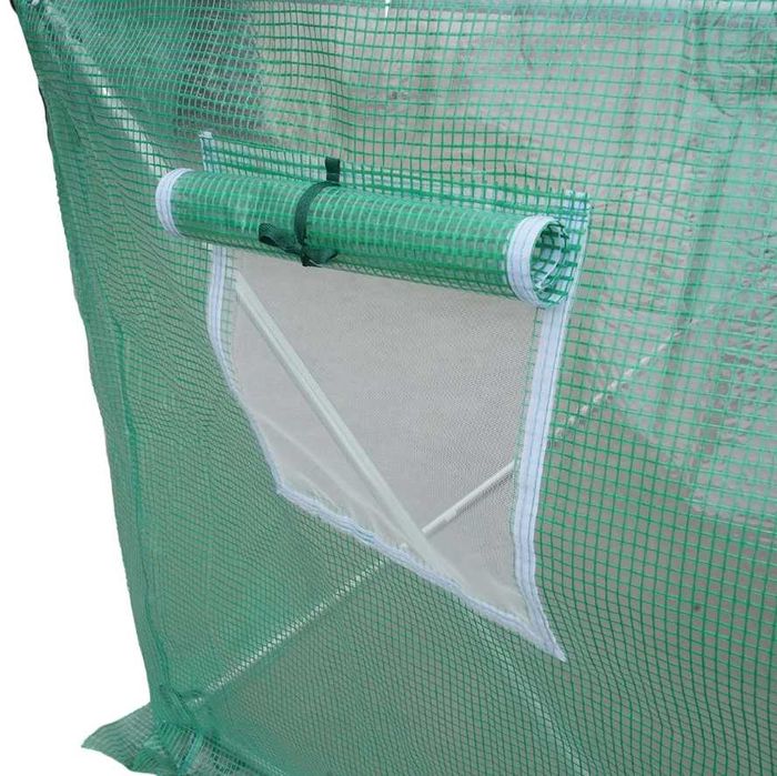 Sera Solar Gradina Tunel Cadru Otel Folie Polietilena 2x2x2m