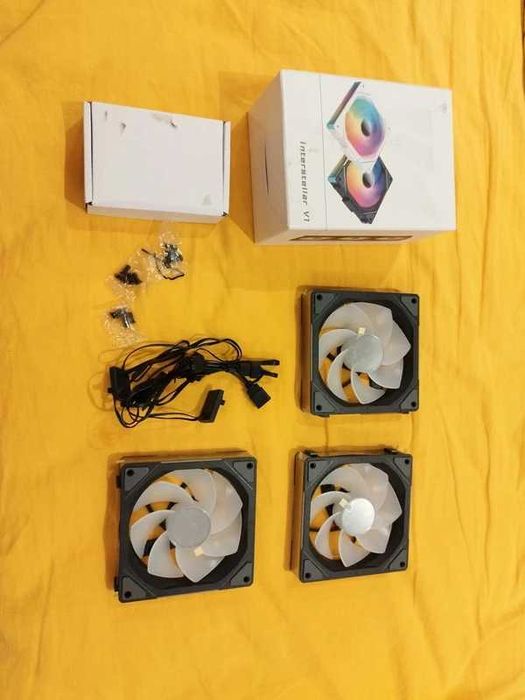 Set ventilator PC Jungle Leopard Interstellar-V1 Black - Reverse Flow